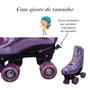 Imagem de Patins Infantil Quad Roller Menina 4 Rodas Ajustável 31-38