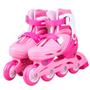 Imagem de Patins Inline 32-35 Pink Party com Mochila Play&Fun