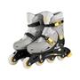 Imagem de Patins Inline Ajustável C/ Acessórios Fenix Cinza 38-41 - Fenix Brinquedos - Fênix