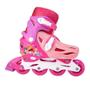 Imagem de Patins Inline Infantil Ajustável Princesas Multikids 35/38