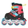 Imagem de Patins Inline Infantil C/acessórios 33 Ao 37 Preto - Unitoys