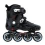 Imagem de Patins Inline Iniciante Roller Freestyle Urban Traxart Dynamix Preto Feminino Masculino 