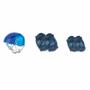 Imagem de Patins Inline - Kit de Proteção - Ajustável - 30 a 33 - Azul - Fenix