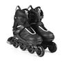 Imagem de Patins Inline Regulável Tamanho 41-44 Preto/Cinza Rolamento Abec 7 E Freio Integrado Atrio - ES445