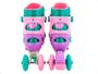 Imagem de Patins Inline Rosa/Roxo Triline Roller 30 Ao 33 Kit Proteção