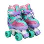 Imagem de Patins Kit Proteção Violeta 4 Rodas 34/37 - Unitoys 1559