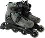 Imagem de Patins Preto E Azul Ajustável In Line BBR Toys - SEM LED