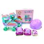 Imagem de Patins Quad Com kit De Proteção Violeta Tam 30 ao 33 P 1558 Uni Toys
