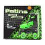 Imagem de Patins Quad Roller 4 Rodas 37-40 Verde Ajustavel 5854 Dm Toy