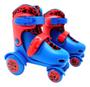 Imagem de Patins Quad Roller Azul Ajustável Infantil Freio 27 ao 30