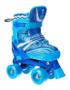 Imagem de Patins Roller 4 Rodas Ajustável Azul 38/41 - Fênix