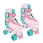 Imagem de Patins roller ajustável com kit proteção infantil 34 a 37 zippy toys