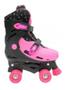 Imagem de Patins Roller Efeito Glitter Rosa/preto 37/40 Dm Radical