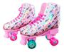 Imagem de Patins Roller Infantil Unicórnio 4 Rodas Com Led Ajustável