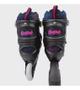 Imagem de Patins Roller Inline Infantil com Luzes LED Preto/Rosa 34-37