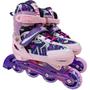 Imagem de Patins Roller Inline Tamanho Ajustável 34-41 Rosa - Unitoys