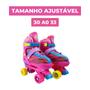 Imagem de Patins Roller Quad Infantil Com Kit De Proteção 30 Ao 33