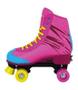 Imagem de Patins Roller Skate Rosa 39 Ao 42 C/ Regulagem - Fenix