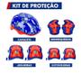 Imagem de Patins Sonic Inline E Triline Com Kit De Proteção 32-35