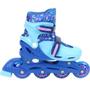 Imagem de Patins stitch 2 em 1 inline e triline 32-35 com kit de protecao bbr