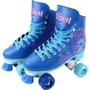 Imagem de Patins STITCH Retro 4 Rodas Tamanho 35-36 Azul BBR TOYS