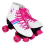 Imagem de Patins Tradicional Quad Roller Flash Com Kit Proteção Menina