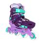 Imagem de Patins Traxart Infantil X-light Roxo Rodas LED - 68/70mm ou 70/72mm ABEC-9