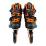 Imagem de Patins Traxart New R3 Preto/Laranja - 110mm ABEC-9 Cromo