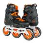 Imagem de Patins Traxart New R3 Preto/Laranja - 110mm ABEC-9 Cromo