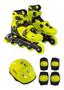 Imagem de Patins Unik Toys 39-42 Kit 4 Peças - Geleco Verde