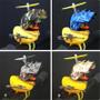 Imagem de Pato Amarelo Panda Porco Animal Brinquedo Carro Moto Bicicleta Condução Decoração Ornamentos