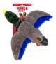 Imagem de Pato Selvagem De Pelúcia Kong Wild Com Apito Para Cachorro