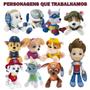 Imagem de Patrulha Canina Pelúcia Kit 2 Ryder Rubble 20Cm Paw Patrol