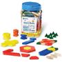 Imagem de Pattern Blocks Learning Resources Conjunto de madeira de 250 pessoas com mais de 3 anos