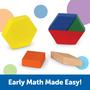 Imagem de Pattern Blocks Learning Resources Conjunto de madeira de 250 pessoas com mais de 3 anos