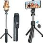 Imagem de Pau De Selfie Celular 360º Controle Bluetooth Tripé 3 Em 1