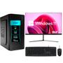 Imagem de PC Completo eFacini, Intel Core i7, 8GB, RAM SSD Monitor 24 polegadas Windows 11 Escritório e Tarefas Diária.