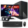 Imagem de Pc Computador Completo Intel Core I3 8gb Ssd 120gb Monitor Led 15 W10