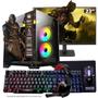 Imagem de PC Gamer AMD Ryzen 5 4600G, 16GB RAM, Placa de video Radeon Vega 7, SSD 480GB, Fonte 550W + Monitor 23" LED 75hz + Kit Gamer Completo