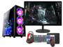 Imagem de PC Gamer Completo Fácil Intel i7 16GB RX 550 4GB SSD 240GB Monitor 19" - Kit Gamer Teclado Mouse Headset - Fonte 500w