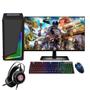 Imagem de PC Gamer Completo, Intel Core i7, 16GB, Geforce GT 4GB, SSD 240GB, Fonte 500W, Gabinete com 3 fans RGB, Monitor 75Hz HDMI 19.5", EasyPC Play