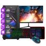 Imagem de PC Gamer Completo Mancer, AMD 3000G, 16GB DDR4, SSD 480GB + Monitor 21