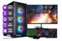 Imagem de PC Gamer Completo Mancer, Intel Core i5 8ª Geração, 16GB RAM, SSD 480GB + Combo Periférico Gamer + Monitor 21"