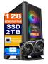 Imagem de Pc Gamer Computador Cpu Ryzen 7 5700X / SSD 2TB M2 NVME / 128gb Memória Ram DDR4 / Rtx 4060ti 8gb