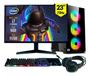 Pc Gamer I5, RTX 3050, 16Gb Ram, Ssd 512GB com kit gamer e monitor LED 23 polegadas Windows 11 - Clique PC Imagem de Pc Gamer I5, RTX 3050, 16Gb Ram, Ssd 512GB com kit gamer e monitor LED 23 polegadas Windows 11