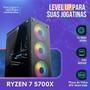 Imagem de PC Gamer MRP Informática Processador AMD Ryzen 7 5700x Memória 16gb SSD 480gb RTX 4060 8gb Fonte 500W Windows 11