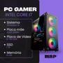 Imagem de PC Gamer MRP Informática Processador Intel Core I7 SSD 1tb Memória 16gb Placa de Vídeo RX 580 8gb Fonte 500W Windows 10 Monitor 19LED