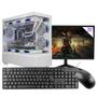 Imagem de Pc gamer ryzen 5 4600g 16gb ssd 480 com kit teclado/mouse e monitor 20