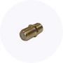 Imagem de Pct 04 Conector F Emenda Fêmea P/ Cabo Coaxial RG
