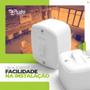 Imagem de Pct 05 Un Conjunto de Sobrepor C/ 2 Interruptor Simples